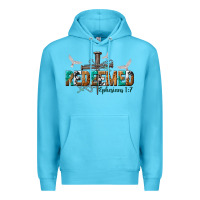Ocean Blue redeemed ephesians 1 7 Premium Hoodie - NancyCooperArtShop