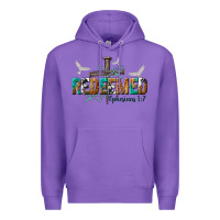 Purple redeemed ephesians 1 7 Premium Hoodie - NancyCooperArtShop