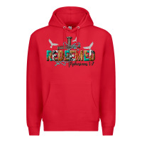 Red redeemed ephesians 1 7 Premium Hoodie - NancyCooperArtShop