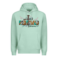 Seafoam redeemed ephesians 1 7 Premium Hoodie - NancyCooperArtShop