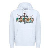 White redeemed ephesians 1 7 Premium Hoodie - NancyCooperArtShop