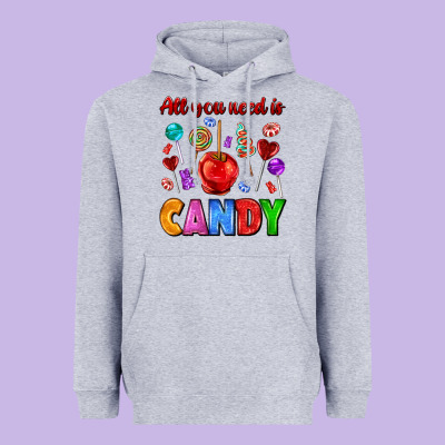 All You Need Is Candy Heavyweight Hoodie Designed By Adodesignshop