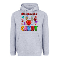 Heather Grey all you need is candy Heavyweight Hoodie - AdoDesignShop
