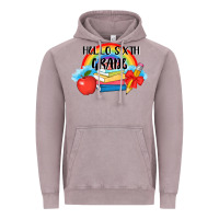 Vintage Zinc back to school hello sixth grade 3200x2400 Vintage Hoodie - AdoDesignShop