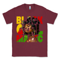 Burgundy black girl magic juneteenth Classic Tee - HRA Design Shop