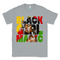 Heather Grey black girl magic juneteenth Classic Tee - HRA Design Shop