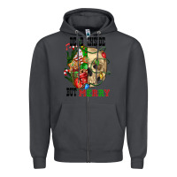 Smoke Dead İnside But Merry Human Skull Zipper Hoodie - FaDigitalArtStudio