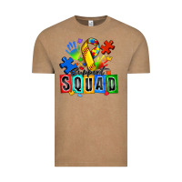 Vintage Coffee softball support squad autism Vintage Tee - Zillion Design Studio