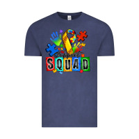 Vintage Denim softball support squad autism Vintage Tee - Zillion Design Studio
