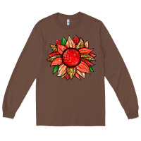 Chestnut strawberry sunflower Long Sleeve Tee - Zillion Design Studio