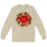 Mushroom strawberry sunflower Long Sleeve Tee - Zillion Design Studio