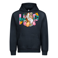 Navy Hop Bunny Easter Urban Hoodie - BundleAndBundleShop