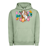 Pigment Oil Green Hop Bunny Easter Urban Hoodie - BundleAndBundleShop