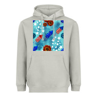 Moon Dust patriotic fireworks and sunflower Heavyweight Hoodie - BundleAndBundleShop