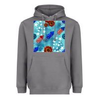 Storm patriotic fireworks and sunflower Heavyweight Hoodie - BundleAndBundleShop