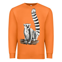 Carrot Ringtail Cat Premium Sweatshirt - LillyAllenDesigns