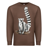 Chestnut Ringtail Cat Premium Sweatshirt - LillyAllenDesigns