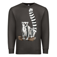 Smoke Ringtail Cat Premium Sweatshirt - LillyAllenDesigns