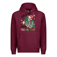 Burgundy this is my ugly Premium Hoodie - MaliasSmallBusiness