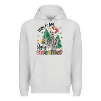 Dove Grey this is my ugly Premium Hoodie - MaliasSmallBusiness