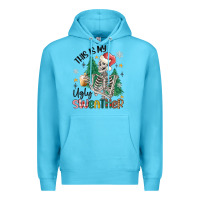 Ocean Blue this is my ugly Premium Hoodie - MaliasSmallBusiness