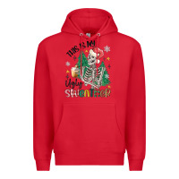 Red this is my ugly Premium Hoodie - MaliasSmallBusiness