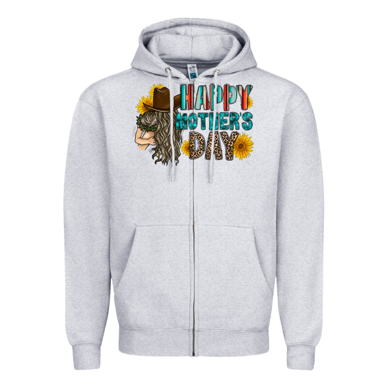 Happy Mothers Day Zipper Hoodie by RacoonDesign | Teevron