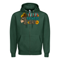 Sports Green happy mothers day Zipper Hoodie - RacoonDesign