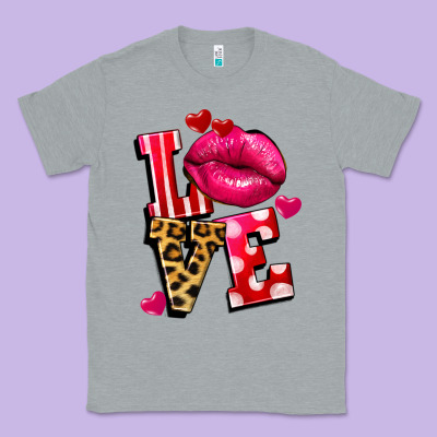 Love Lips Classic Tee Designed By Fadigitalartstudio