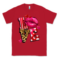 Red love lips Classic Tee - FaDigitalArtStudio
