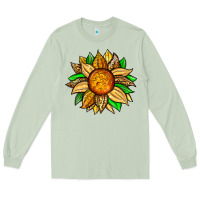 Matcha pineapple sunflower Long Sleeve Tee - Zillion Design Studio