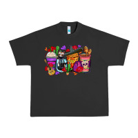 Pigment Black day of the dead coffee cups Urban Heavy Tee - Zillion Design Studio
