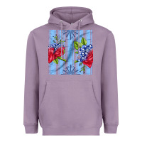 Lavender patriotic rose Heavyweight Hoodie - BundleAndBundleShop
