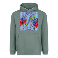 Sage patriotic rose Heavyweight Hoodie - BundleAndBundleShop