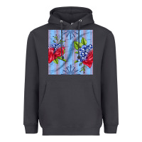 Smoke patriotic rose Heavyweight Hoodie - BundleAndBundleShop