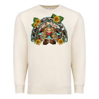 Sandshell western gnome sunflowers rainbow Premium Sweatshirt - BarkalooDesign