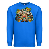 True Royal western gnome sunflowers rainbow Premium Sweatshirt - BarkalooDesign