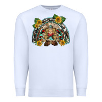 White western gnome sunflowers rainbow Premium Sweatshirt - BarkalooDesign