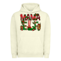 Pigment Pistachio Christmas Mama Elf Urban Hoodie - BundleAndBundleShop