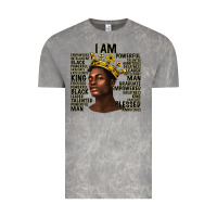 Cloud Rock afro man black king i am Vintage Tee - texasbilliewilder