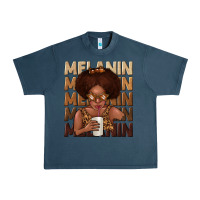 Midnight Navy melanin kid Urban Heavy Tee - texasbilliewilder