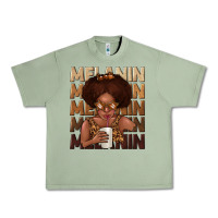 Oil Green melanin kid Urban Heavy Tee - texasbilliewilder
