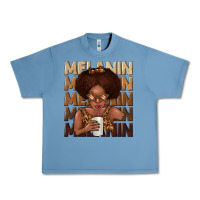 Pebble Blue melanin kid Urban Heavy Tee - texasbilliewilder