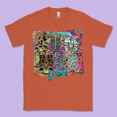 Summer Vibes Classic Tee Designed By Sublimationcraftshop
