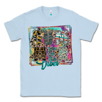 Dusty Blue summer vibes Classic Tee - SublimationCraftShop