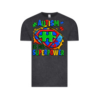 Vintage Black autism is his superpower ripped Vintage Tee - Zillion Design Studio