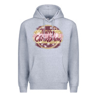 Heather Grey merry christmas pink Premium Hoodie - MaliasSmallBusiness