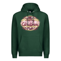 Sports Green merry christmas pink Premium Hoodie - MaliasSmallBusiness