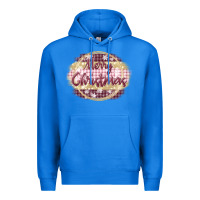 True Royal merry christmas pink Premium Hoodie - MaliasSmallBusiness