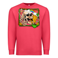 Cardinal st patricks day peace skull Premium Sweatshirt - Jasminsmagicworld